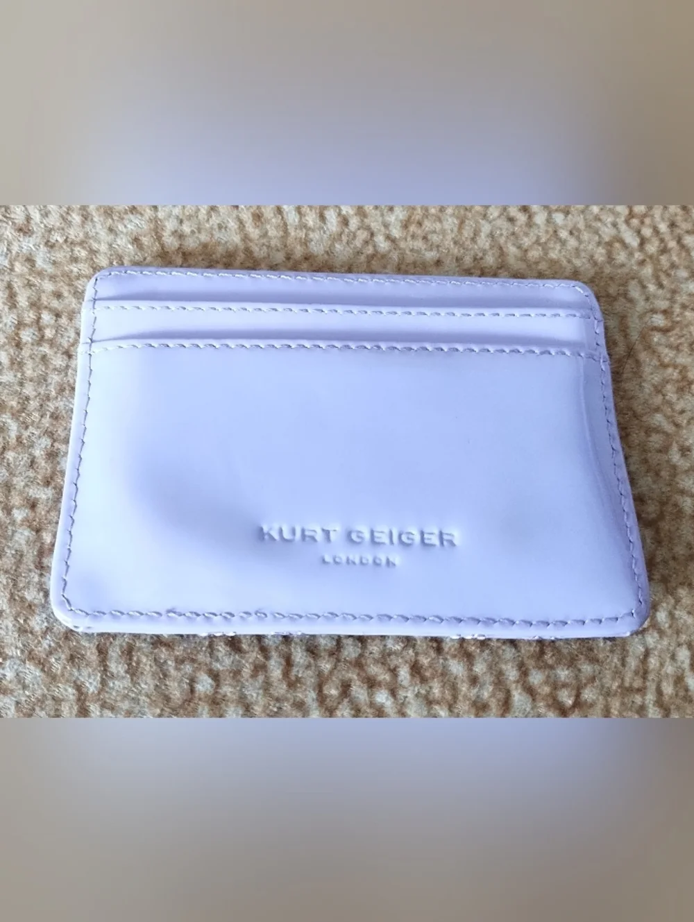 Kurt Geiger Lavender Quilted Cardholder - Picture 2 of 2